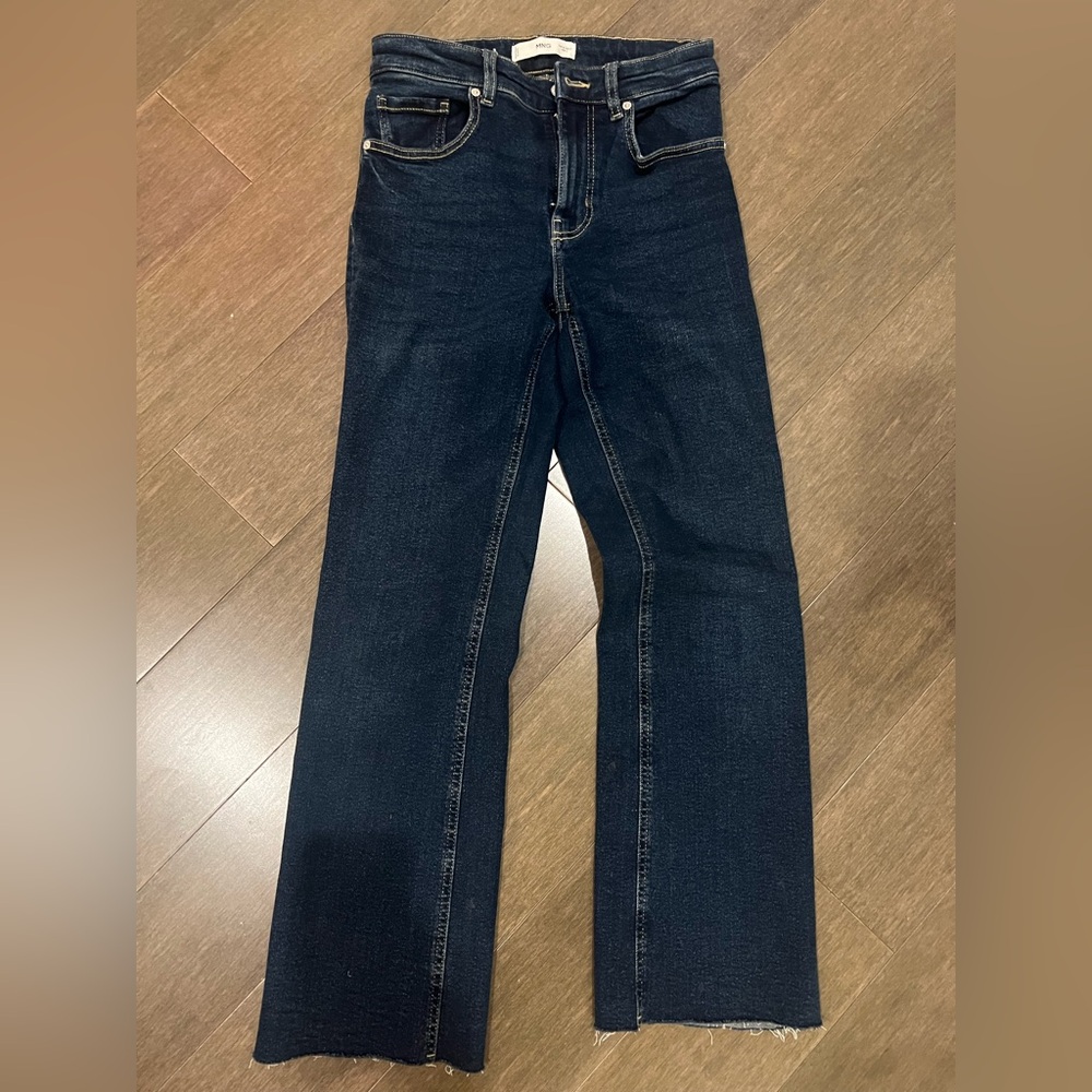 Mango Sienna Dark Wash Jeans (Size 2)
